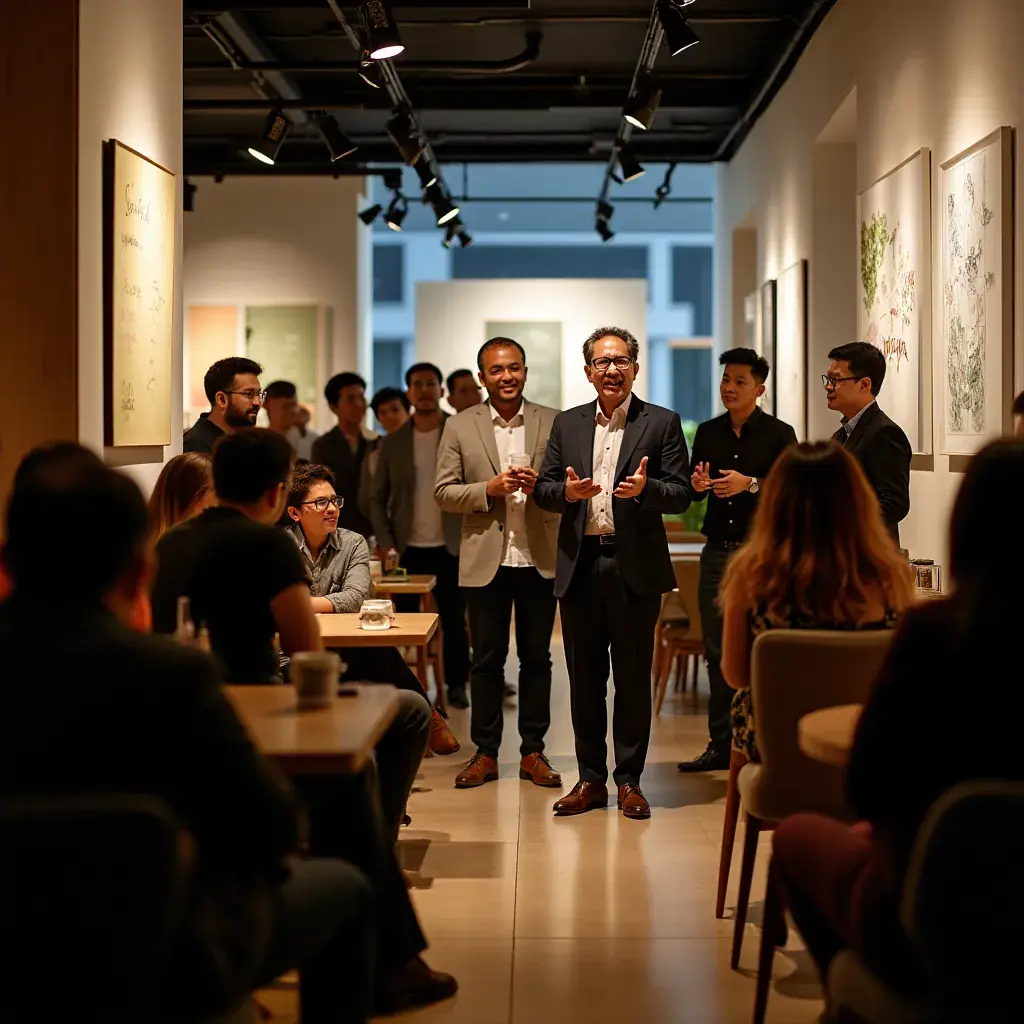 Professional business solutions illustration